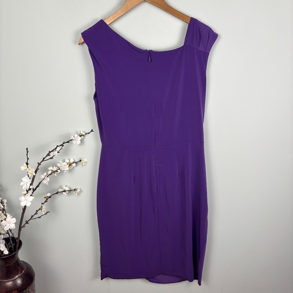 New York and Company Eva Mendes Twist Front Dress Size 18 - Picture 4 of 4